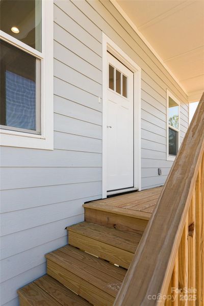 Exterior details and patio area of a home in , Asheville (Image 21). Exterior details and patio area of a home in , Asheville (Image 21).