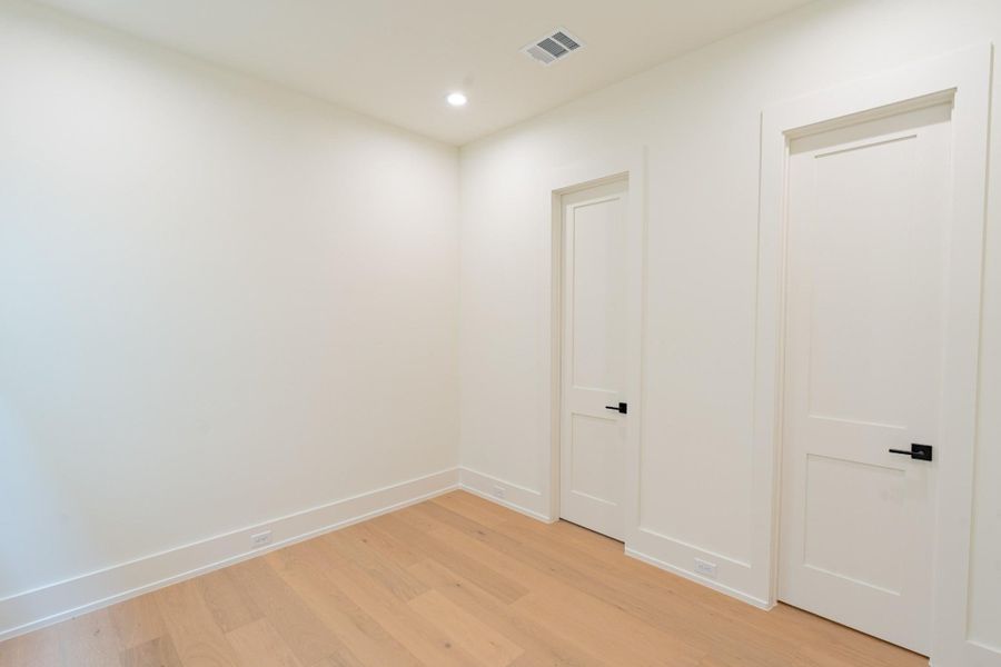 First floor guest suite or study with closet and full bathroom First floor guest suite or study with closet and full bathroom