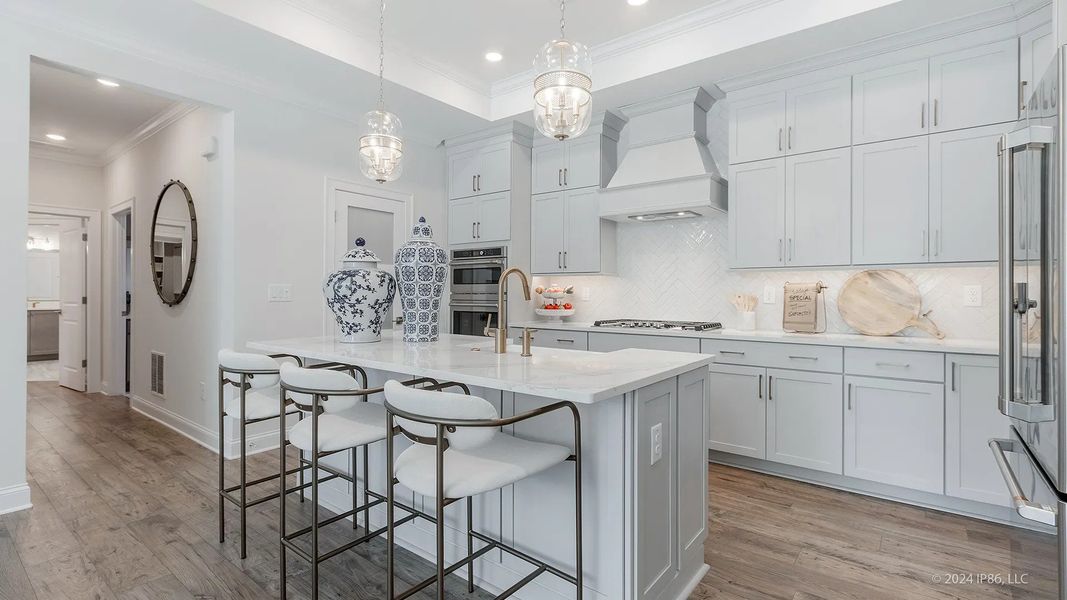 Representative furnished interior of a home built from the Promenade by Epcon Communities in The Courtyards by The Manor, Alpharetta (Image 16).