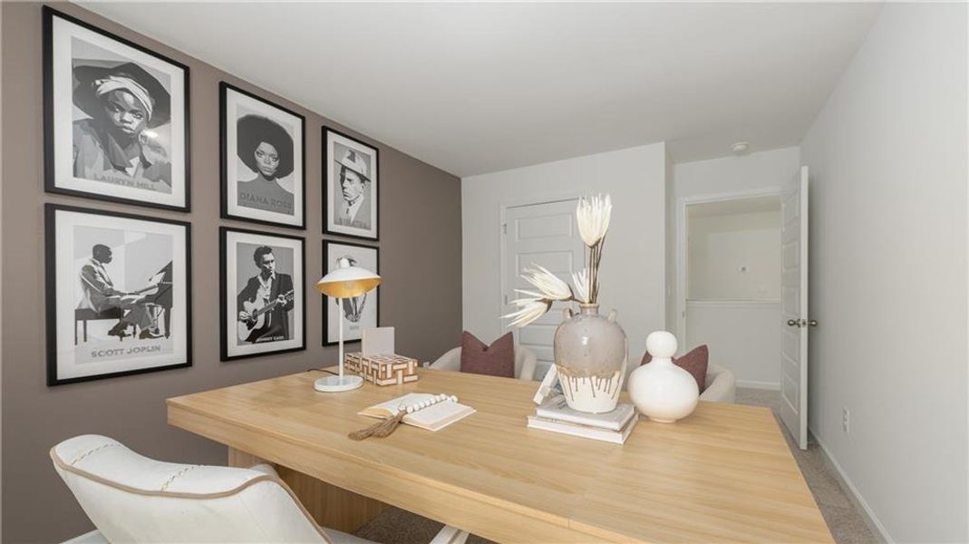 Furnished interior view inside a new home in Sherwood Manor, College Park (Image 26).