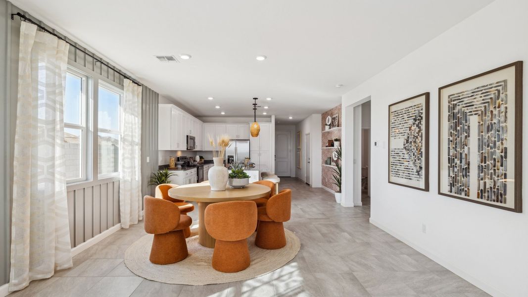 Representative furnished interior of a home built from the Canyon by D.R. Horton in Westpark, Buckeye (Image 13).