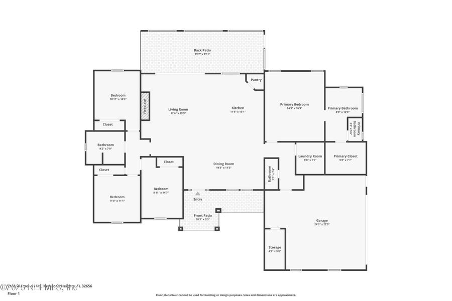 2D floor plan layout of this home in , Keystone Heights, FL (Image 5). 2D floor plan layout of this home in , Keystone Heights, FL (Image 5).