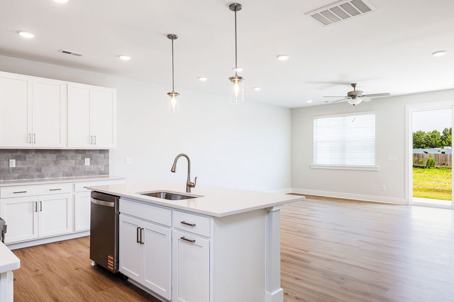 Furnished interior view inside a new home in Vaughan Farms, Angier (Image 8).