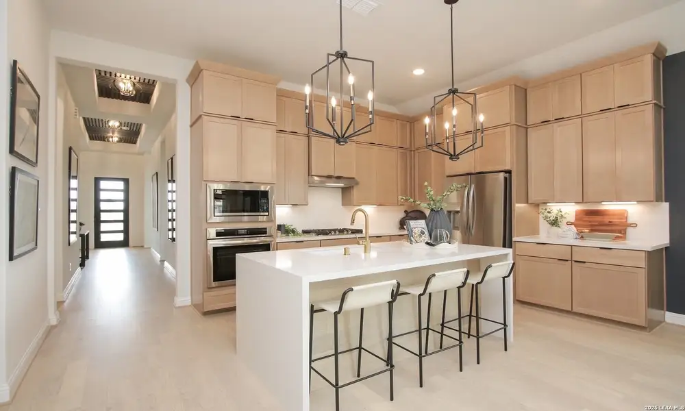 Furnished interior view inside a new home in Veramendi, New Braunfels (Image 13).