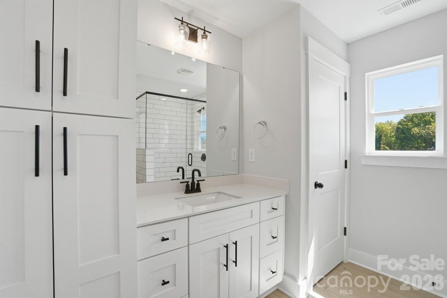 Furnished interior view inside a new home in Blythe Mill Townhomes, Waxhaw (Image 13).