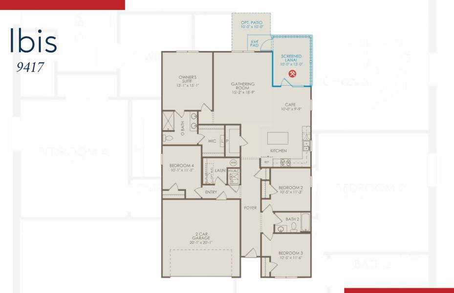 2D floor plan layout of this home in Arcadia, Myrtle Beach, SC (Image 4).