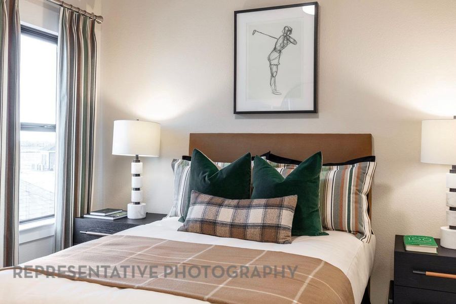 Furnished interior view inside a new home in Jordan Ranch: 65ft. lots, Fulshear (Image 26).