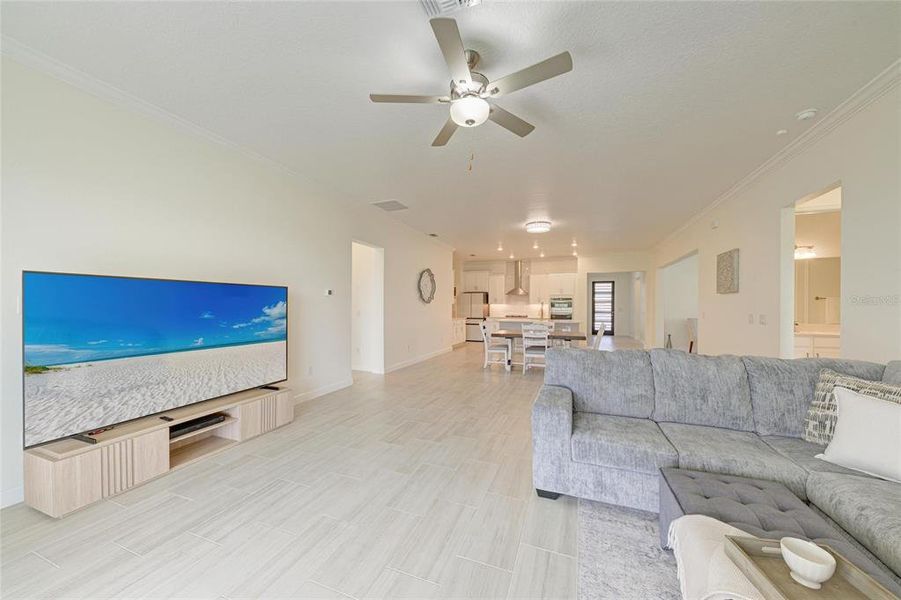 Furnished interior view inside a new home in , Parrish (Image 16).