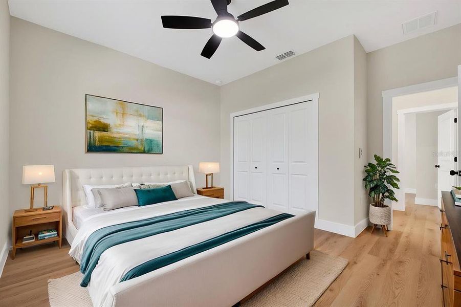 Furnished interior view inside a new home in , Brooksville (Image 36).