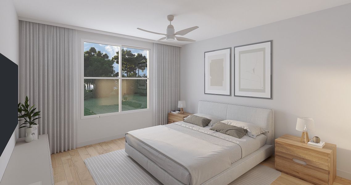 Representative furnished interior of a home built from the The Heron by Estela Living in Palm Coast, Palm Coast (Image 5).