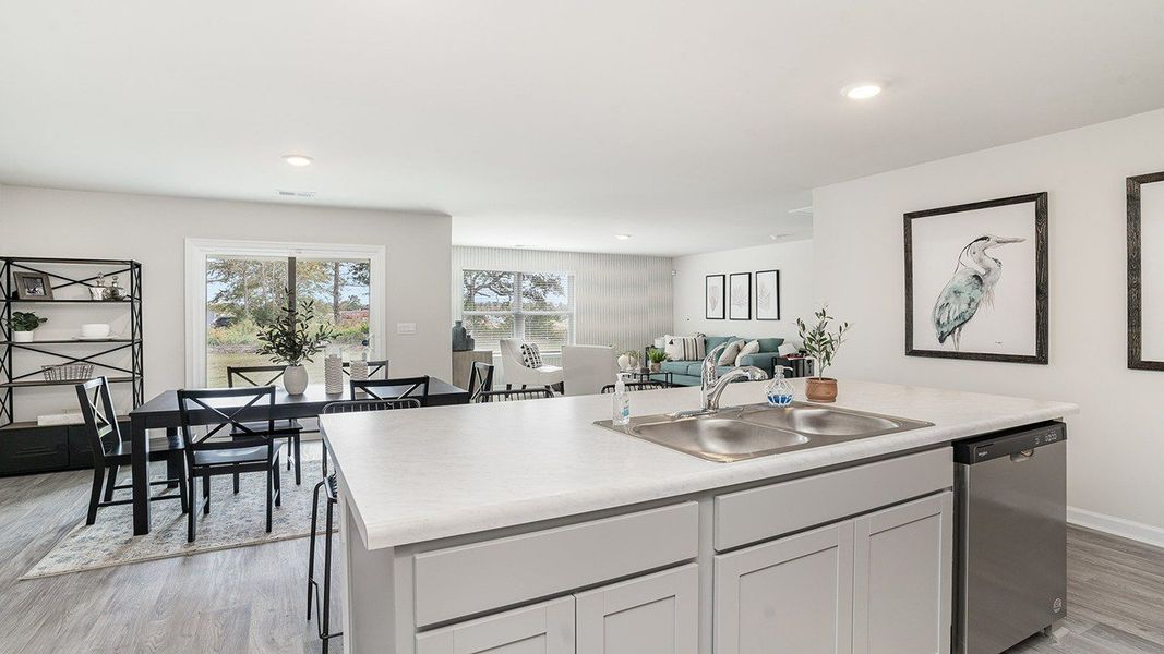 Furnished interior view inside a new home in Cottonwood Place, Tabor City (Image 4). Furnished interior view inside a new home in Cottonwood Place, Tabor City (Image 4).