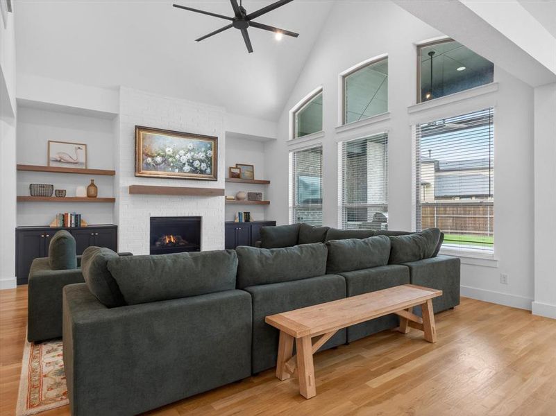 Furnished interior view inside a new home in Light Farms Graham/Reagan, Celina (Image 6). Furnished interior view inside a new home in Light Farms Graham/Reagan, Celina (Image 6).