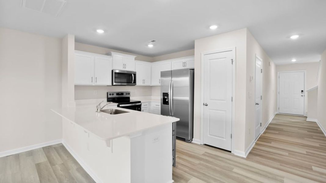 Furnished interior view inside a new home in Covington Village, Greer (Image 10).