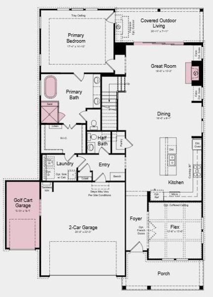 2D floor plan layout of this home in Towson Village, Peachtree City, GA (Image 3). 2D floor plan layout of this home in Towson Village, Peachtree City, GA (Image 3).