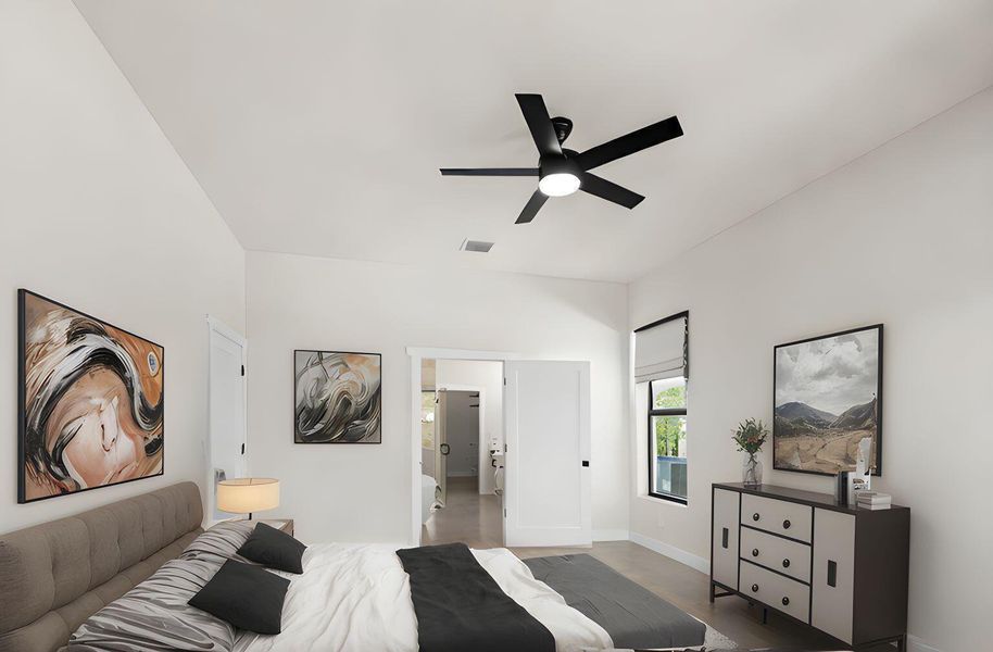 Furnished interior view inside a new home in , Loxahatchee (Image 8).