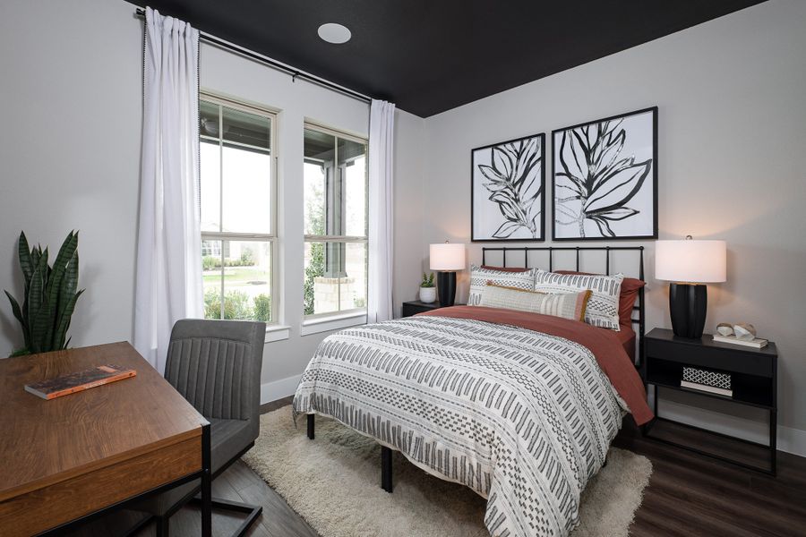 Representative furnished interior of a home built from the Ivy by Tri Pointe Homes in Bridgewater, Midlothian (Image 27).