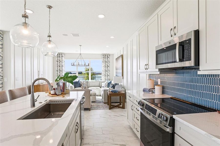 Furnished interior view inside a new home in , San Antonio (Image 24).