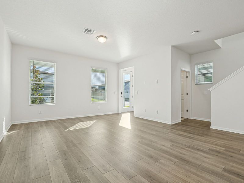 Spacious, unfurnished interior of a new home in The Meadow at Crossprairie Bungalows, St. Cloud (Image 8). Spacious, unfurnished interior of a new home in The Meadow at Crossprairie Bungalows, St. Cloud (Image 8).