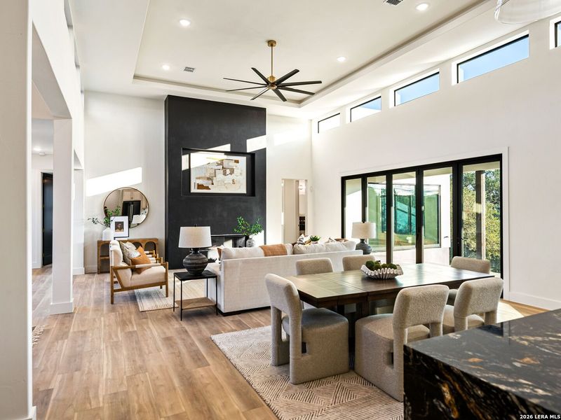 Furnished interior view inside a new home in , San Antonio (Image 18).