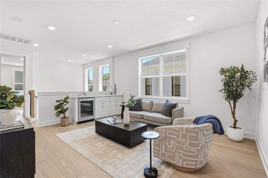 Furnished interior view inside a new home in , Tampa (Image 41).