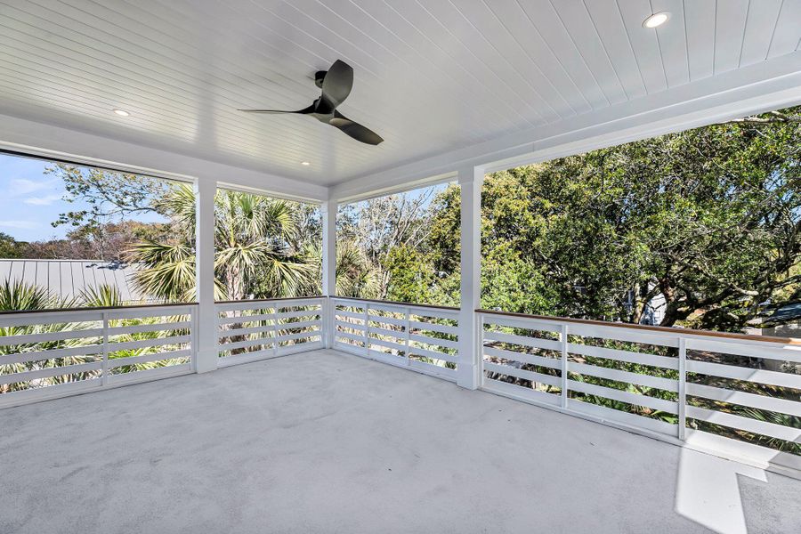 Exterior details and patio area of a home in , Isle Of Palms (Image 31).