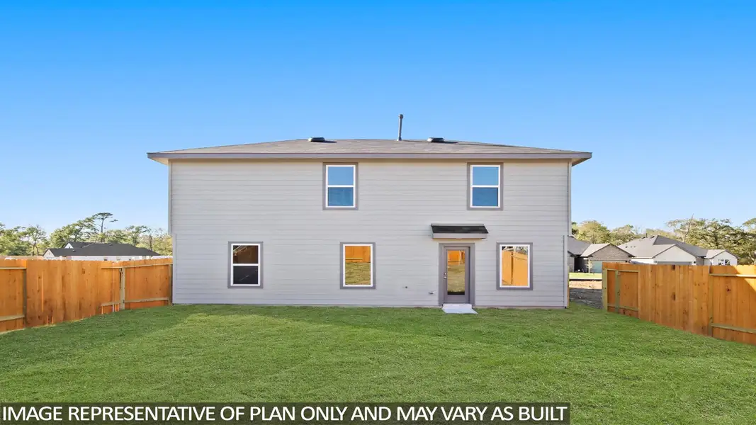 Representative exterior details of a home built from the Dallas by D.R. Horton in New Waverly Station, New Waverly (Image 3).