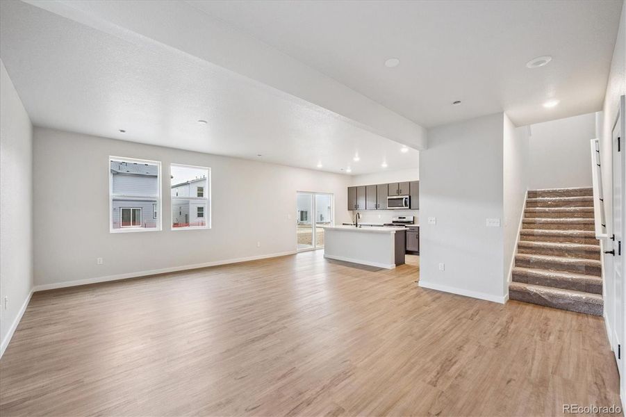 Spacious, unfurnished interior of a new home in Farmlore, Brighton (Image 15). Spacious, unfurnished interior of a new home in Farmlore, Brighton (Image 15).