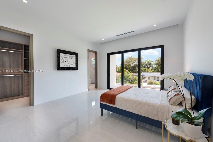 Furnished interior view inside a new home in , Miami Shores (Image 18).