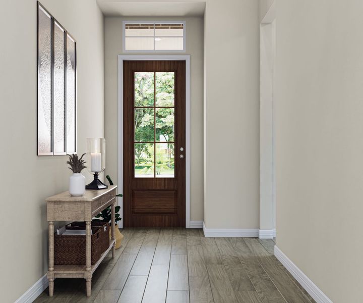 Representative furnished interior of a home built from the Whimbrel by Tri Pointe Homes in Oakhill Reserve, Tomball (Image 4).