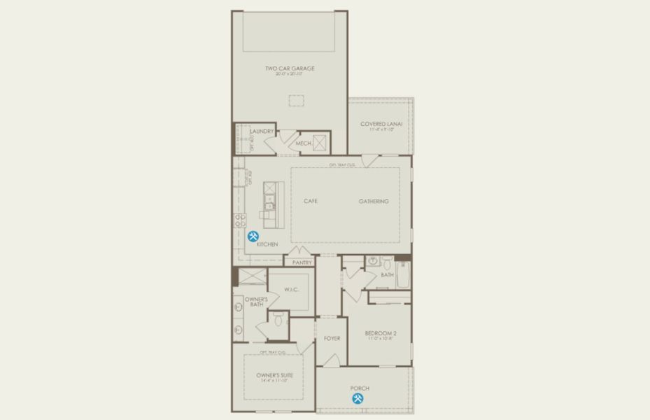 2D floor plan layout of this home in Sun City Hilton Head, Bluffton, SC (Image 5). 2D floor plan layout of this home in Sun City Hilton Head, Bluffton, SC (Image 5).
