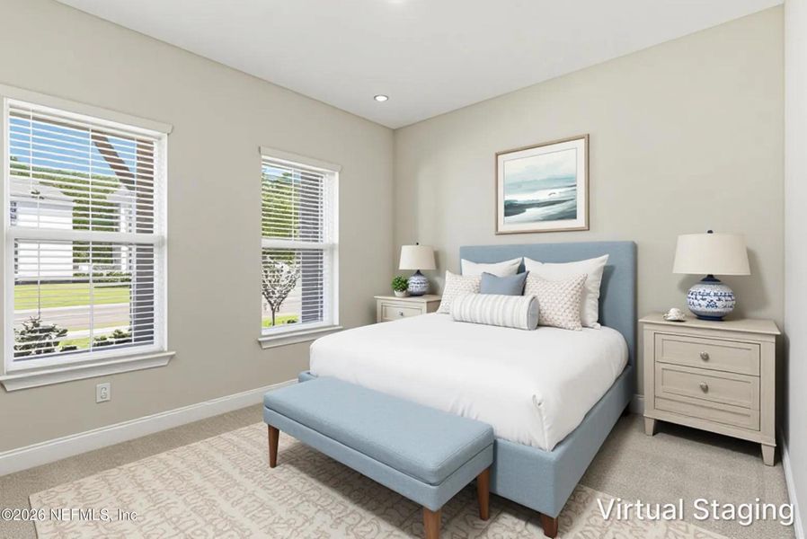 Furnished interior view inside a new home in RiverTown, St. Johns (Image 28).
