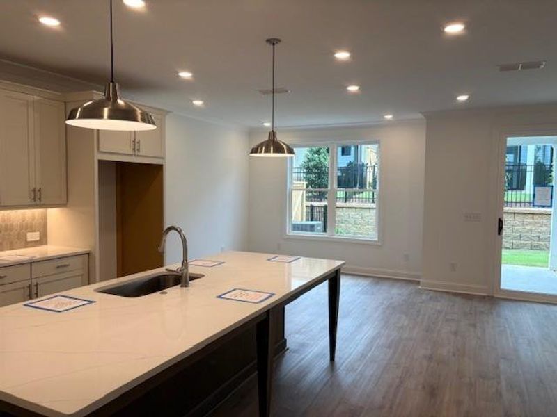Furnished interior view inside a new home in Millcroft Townhomes, Buford (Image 11).