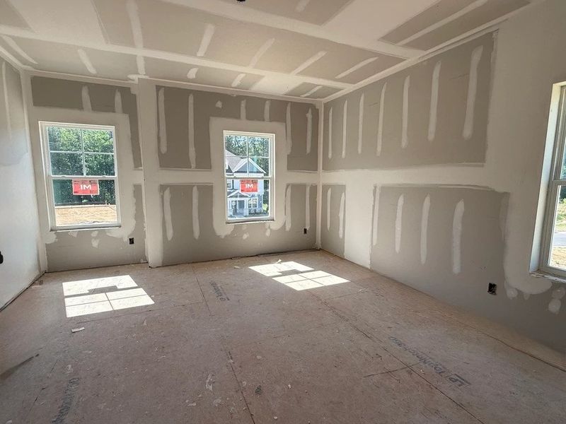 In-progress construction of a new home in The Point, Rolesville, NC (Image 17).