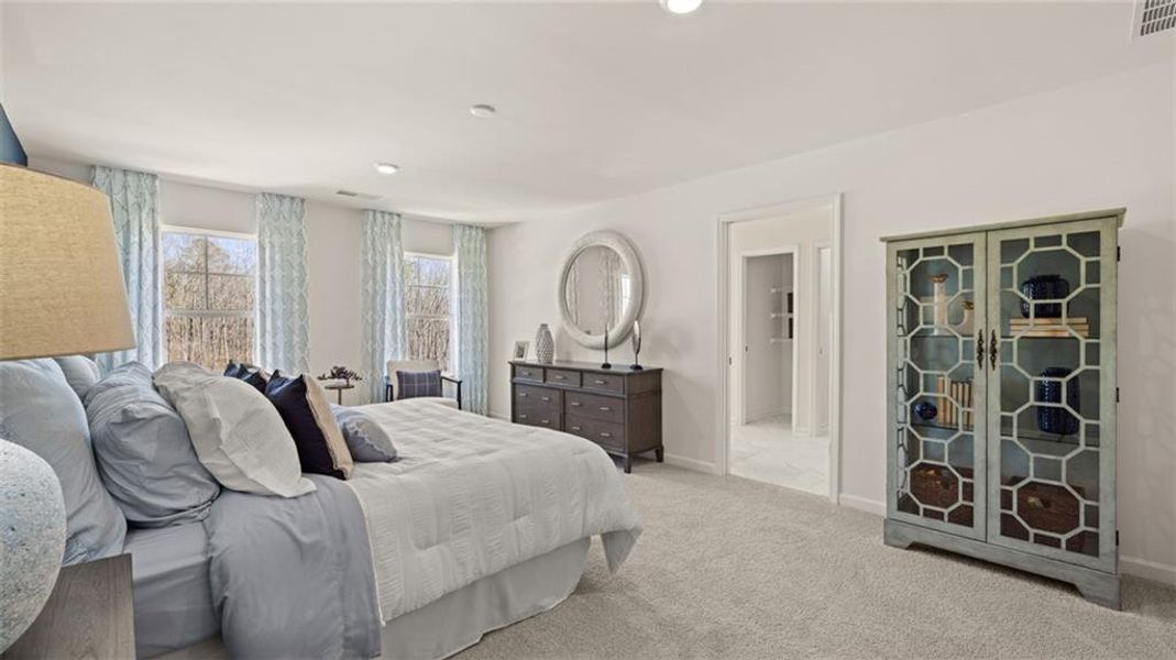Furnished interior view inside a new home in Kingston Ranch at Lake Oconee, Buckhead (Image 26).