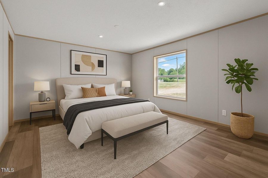 Primary Bedroom Virtual Staging