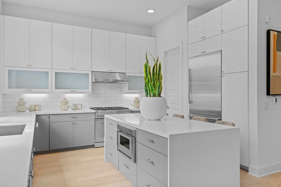 Furnished interior view inside a new home in Sunridge, Austin (Image 33).
