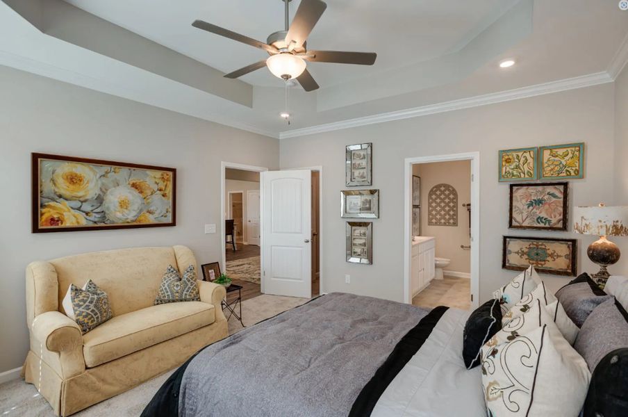 Furnished interior view inside a new home in Salem Landing, Rockvale (Image 12). Furnished interior view inside a new home in Salem Landing, Rockvale (Image 12).