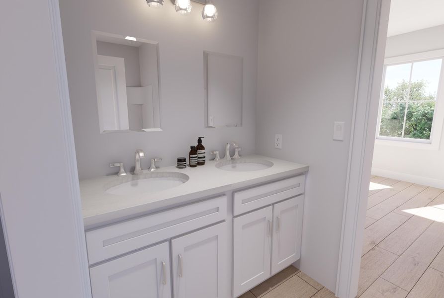 Furnished interior view inside a new home in , North Charleston (Image 14).