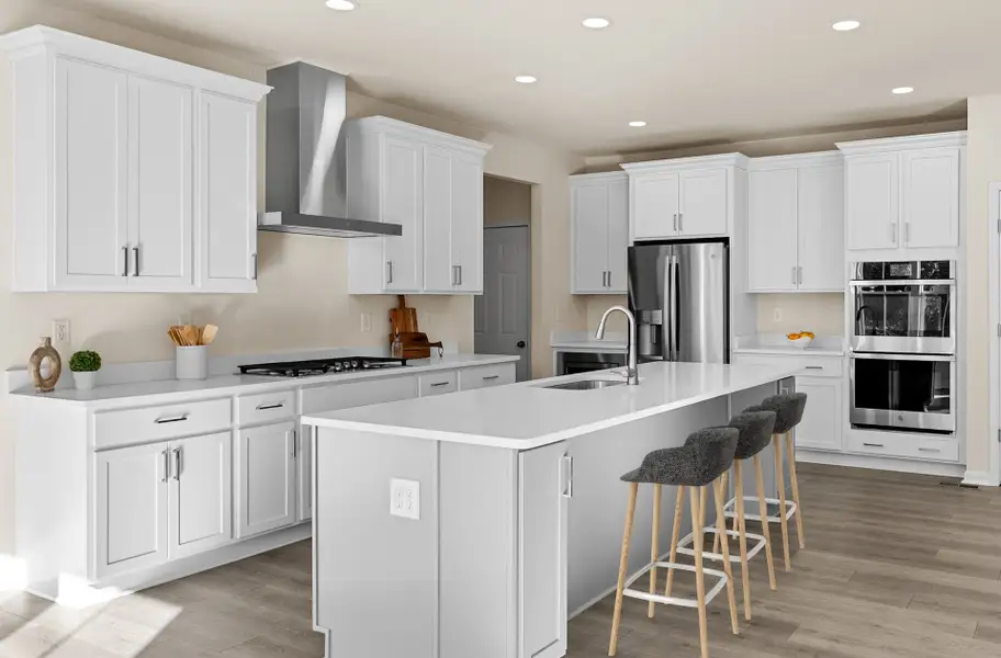 Representative furnished interior of a home built from the Jordan by Caruso Homes in Magnolia Acres, Fuquay Varina (Image 4).