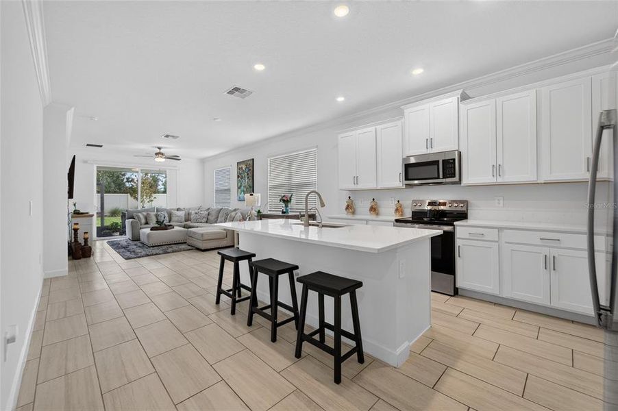 Furnished interior view inside a new home in , Parrish (Image 13).