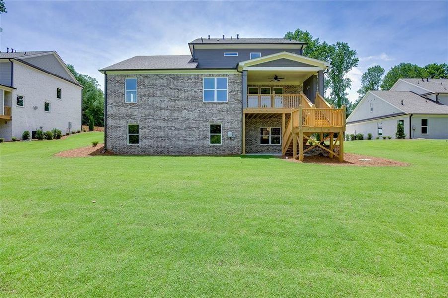 Exterior details and patio area of a home in , Buford (Image 4).