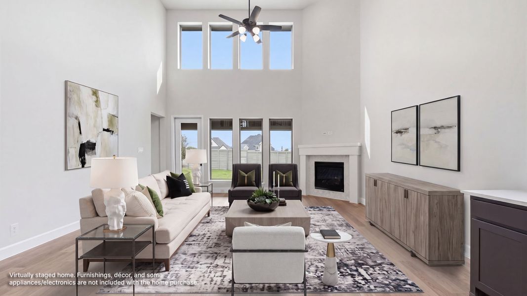 Furnished interior view inside a new home in Ramble, Celina (Image 7). Furnished interior view inside a new home in Ramble, Celina (Image 7).