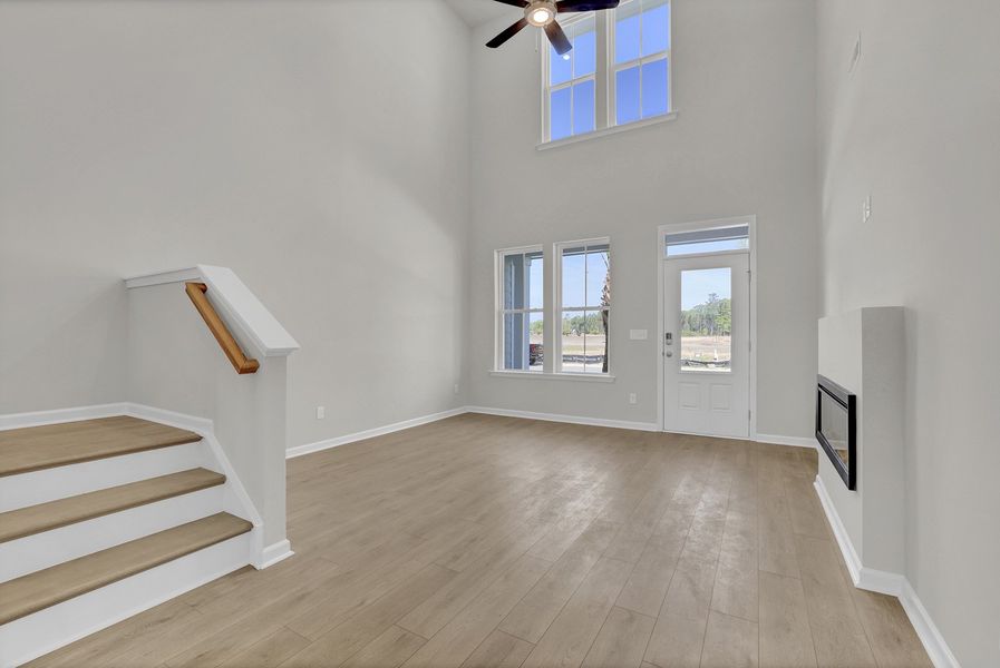 Spacious, unfurnished interior of a new home in Grand Park, Leland (Image 12).