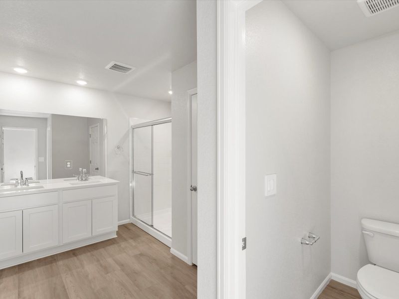 Furnished interior view inside a new home in Lorson Ranch: The Trail Collection, Colorado Springs (Image 4).