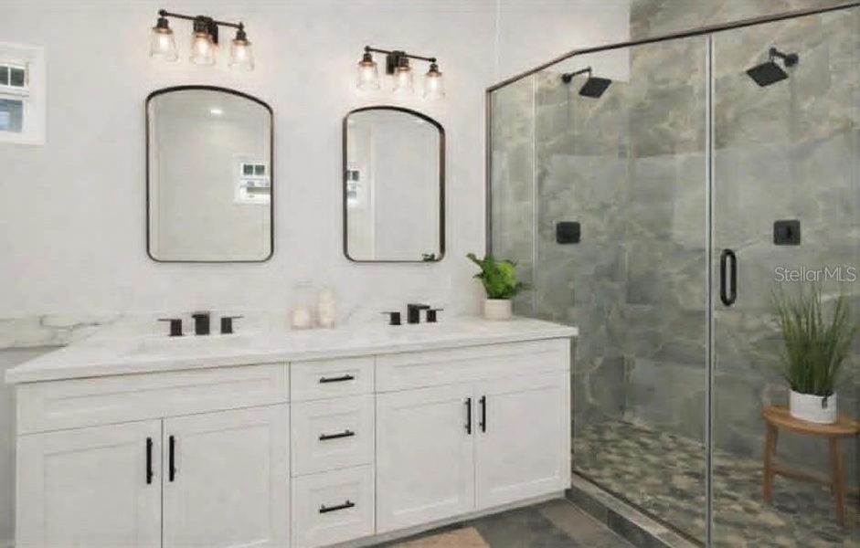 Furnished interior view inside a new home in , Safety Harbor (Image 14).
