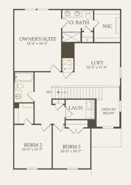 Centex Homes, Springfield floor plan