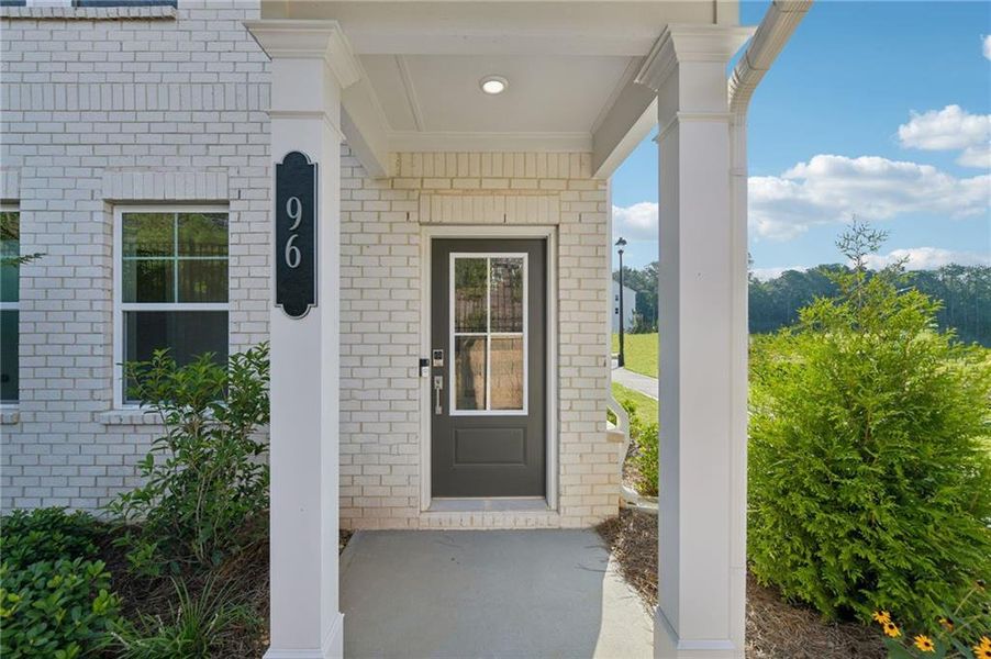 Exterior details and patio area of a home in Chandler Run, Tucker (Image 4).