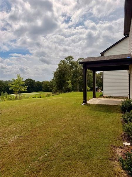 Exterior details and patio area of a home in Creekside, Dawsonville (Image 3).