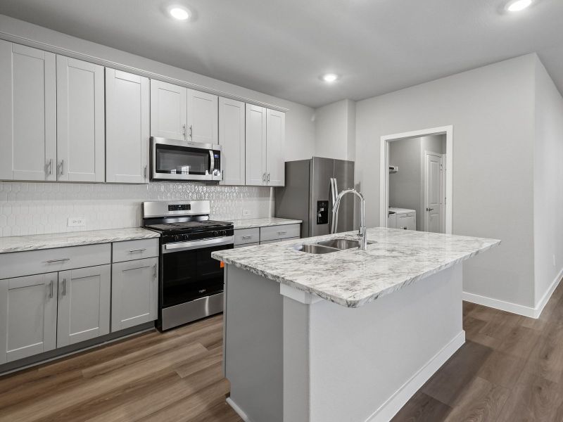 Furnished interior view inside a new home in Cibolo Hills West - Spring Series, Fort Worth (Image 6).