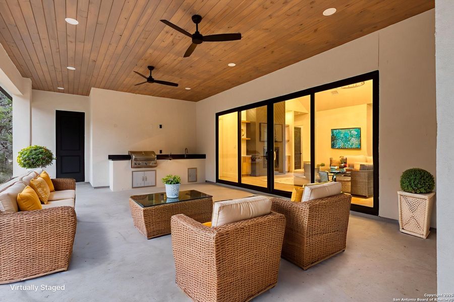 Exterior details and patio area of a home in , Bulverde (Image 3). Exterior details and patio area of a home in , Bulverde (Image 3).